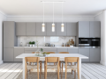 Lampa wisząca nowoczesna AKARI 3 WHITE