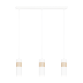 Lampa wisząca nowoczesna AKARI 3 WHITE