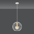 Lampa wisząca loftowa ALBIO 1 WHITE