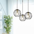 Lampa wisząca loftowa ALBIO 3 BLACK