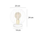Lampa stołowa/biurkowa ALBIO LN1 WHITE