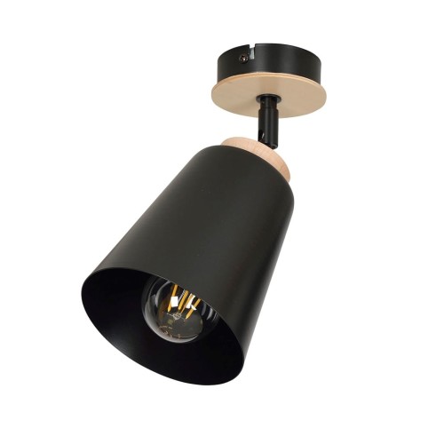 Lampa sufitowa ATLAS 1 BLACK
