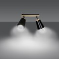Lampa sufitowa ATLAS 2 BLACK