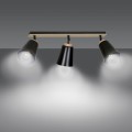 Lampa sufitowa ATLAS 3 BLACK
