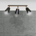 Lampa sufitowa ATLAS 3 BLACK