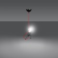 Lampa wisząca dekoracyjna BOBI 1 BLACK