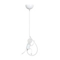 Lampa wisząca dekoracyjna BOBI 1 WHITE