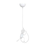 Lampa wisząca dekoracyjna BOBI 1 WHITE