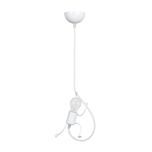 Lampa wisząca dekoracyjna BOBI 1 WHITE