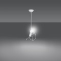 Lampa wisząca dekoracyjna BOBI 1 WHITE