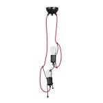 Lampa wisząca dekoracyjna BOBI 2 BLACK