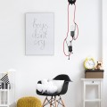 Lampa wisząca dekoracyjna BOBI 2 BLACK