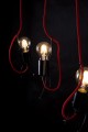 Lampa wisząca dekoracyjna BOBI 3 BLACK