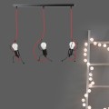 Lampa wisząca dekoracyjna BOBI 3 BLACK