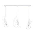 Lampa wisząca dekoracyjna BOBI 3 WHITE