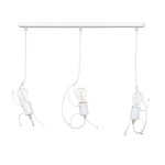 Lampa wisząca dekoracyjna BOBI 3 WHITE