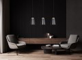 Lampa wisząca nowoczesna BOLERO 1 BLACK