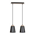 Lampa wisząca nowoczesna BOLERO 2 BLACK