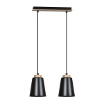 Lampa wisząca nowoczesna BOLERO 2 BLACK