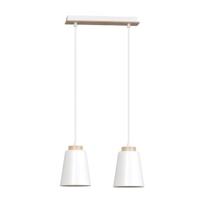 Lampa wisząca nowoczesna BOLERO 2 WHITE
