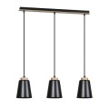 Lampa wisząca nowoczesna BOLERO 3 BLACK