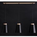 Lampa wisząca nowoczesna BOLERO 3 BLACK