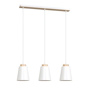 Lampa wisząca nowoczesna BOLERO 3 WHITE