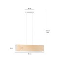 Lampa wisząca CARLO 2 WHITE