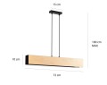 Lampa wisząca CARLO 3 BLACK