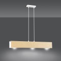Lampa wisząca CARLO 3 WHITE