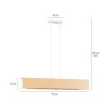 Lampa wisząca CARLO 3 WHITE