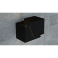 Kinkiet metalowy FROST BLACK