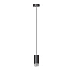 Lampa wisząca FUMIKO 1 BLACK/CHROME