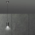 Lampa wisząca FUMIKO 1 BLACK/CHROME