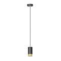 Lampa wisząca FUMIKO 1 BLACK/GOLD