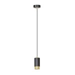Lampa wisząca FUMIKO 1 BLACK/GOLD