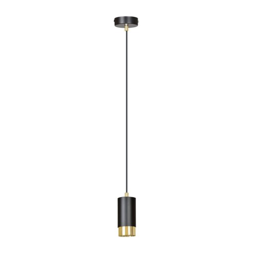 Lampa wisząca FUMIKO 1 BLACK/GOLD