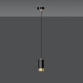 Lampa wisząca FUMIKO 1 BLACK/GOLD