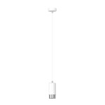 Lampa wisząca FUMIKO 1 WHITE/CHROME