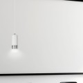 Lampa wisząca FUMIKO 1 WHITE/CHROME