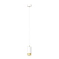Lampa wisząca FUMIKO 1 WHITE/GOLD