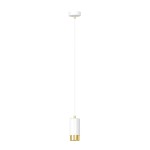Lampa wisząca FUMIKO 1 WHITE/GOLD