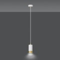 Lampa wisząca FUMIKO 1 WHITE/GOLD