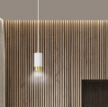 Lampa wisząca FUMIKO 1 WHITE/GOLD