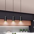 Lampa wisząca FUMIKO 3 BLACK/GOLD