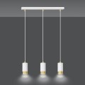 Lampa wisząca FUMIKO 3 WHITE/GOLD