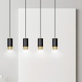 Lampa wisząca FUMIKO 4 BLACK/GOLD