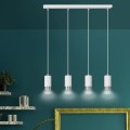 Lampa wisząca FUMIKO 4 WHITE/CHROME