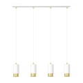 Lampa wisząca FUMIKO 4 WHITE/GOLD