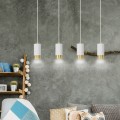 Lampa wisząca FUMIKO 4 WHITE/GOLD